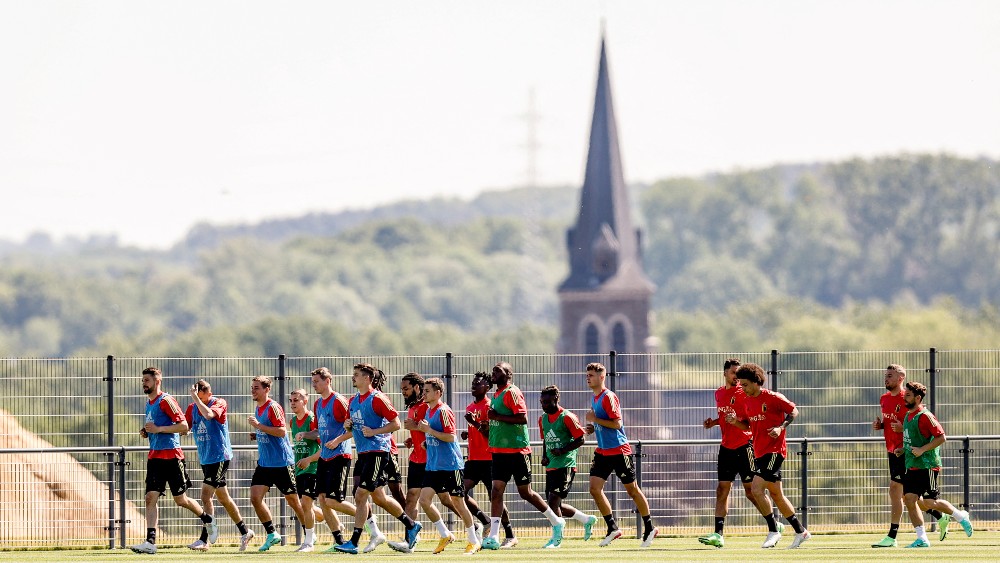 Belgium footballers (©AFP)